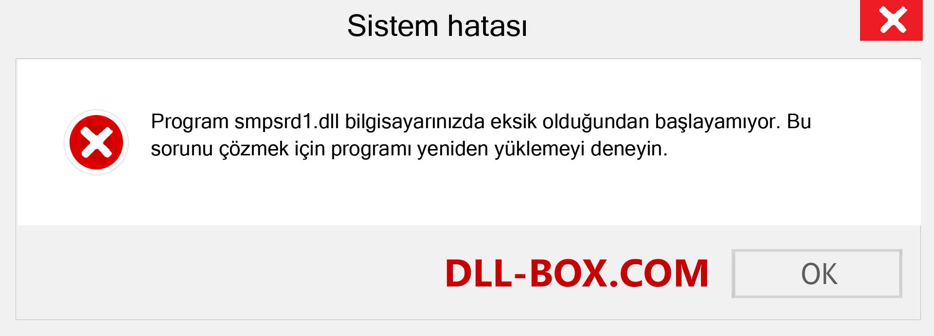 smpsrd1.dll dosyası eksik mi? Windows 7, 8, 10 için İndirin - Windows'ta smpsrd1 dll Eksik Hatasını Düzeltin, fotoğraflar, resimler